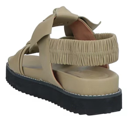 NWT VICENZA LEATHER SAGE GREEN WOMAN SANDALS NEW WITH BOX SIZE US 8.5 - Picture 4 of 7